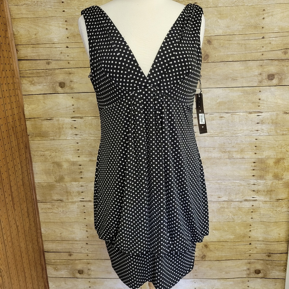 Tiana B. Dress polka dot
